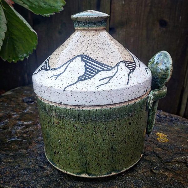 White Mountains Jar with spoon - Image 2